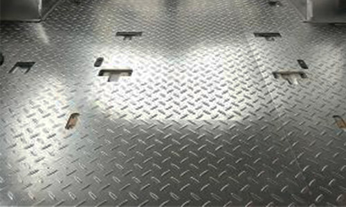 diamond aluminum plate trailer floor
