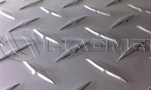 embossed diamond aluminum plate